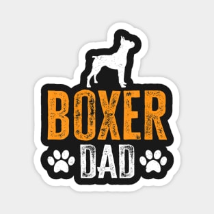 Boxer Dad Gift Dog Daddy Boxer Father Day Magnet