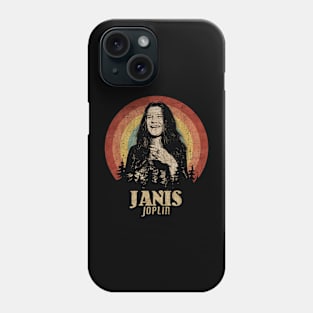 Retro Sunset Janis Joplin Phone Case