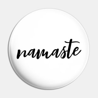 Zen Namaste Text 3 Pin