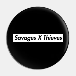 Savages X Thieves Bar Logo Pin