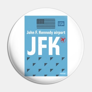 JFK New York airport code Pin