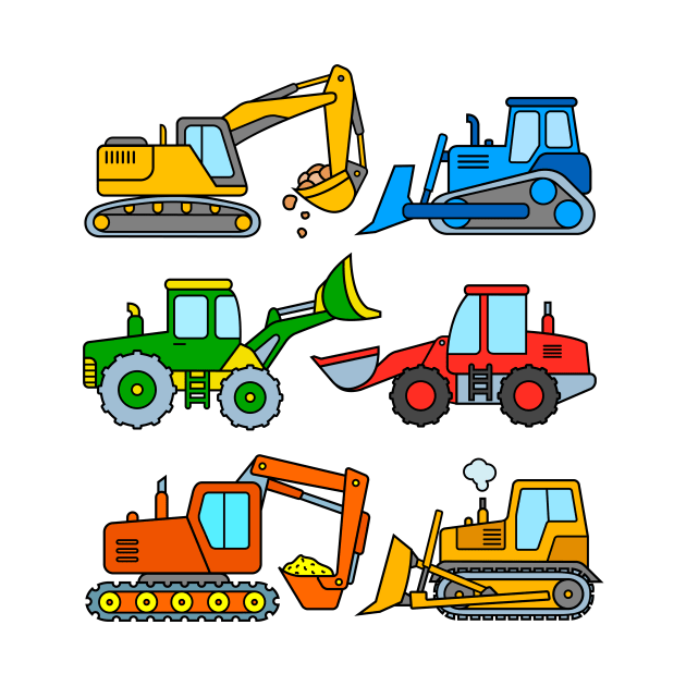 Diggers Bulldozers by samshirts