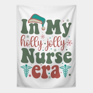 In my Holly Jolly Nurse Era Tapestry