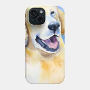 Golden Retriever Watercolor - Gift For Dog Lovers Phone Case