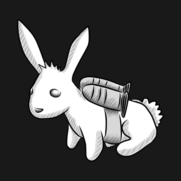 Bunny with Jetpack by Darthblueknight