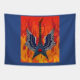 Favorite Instrument Guitar Grand Piano Tapestry