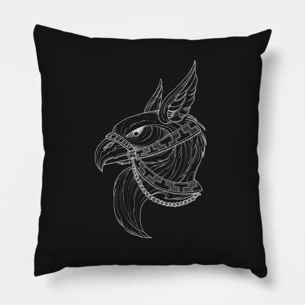 Griffin Head Pillow by Jhooray