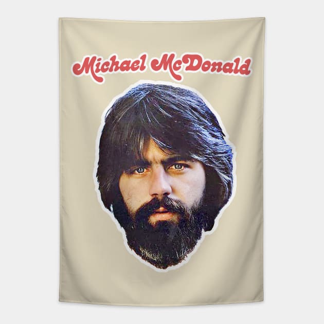 Michael McDonald // Retro Aesthetic Fan Art Design Tapestry by DankFutura