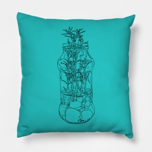 Growing in the jar Pillow