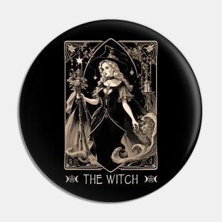 The Witch Tarot Card Pin