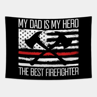 Thin Red Line - Fireman & Volunteer Firefighter Tapestry