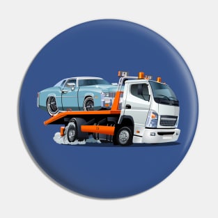 Cartoon tow truck Pin