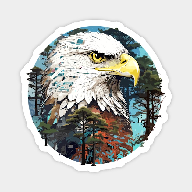 Eagle Bird Animal Freedom World Wildlife Beauty Adventure Magnet by Cubebox