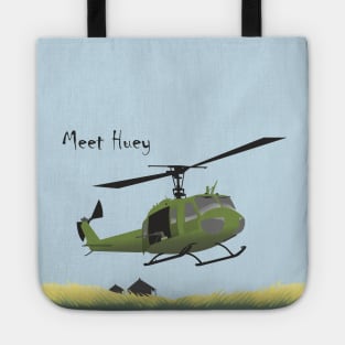 Huey Helicopter in Vietnam Tote