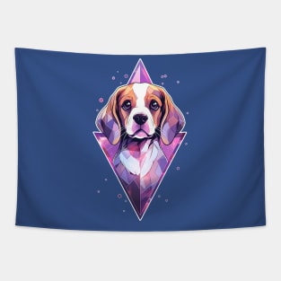 Beagle Dog Flowers Tapestry