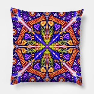 Fire and light Pillow