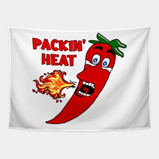 Packin' Heat Hot Pepper Tapestry