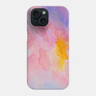 Dreamy Watercolour Cloudscape Phone Case