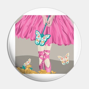 Butterfly Ballerina Pin