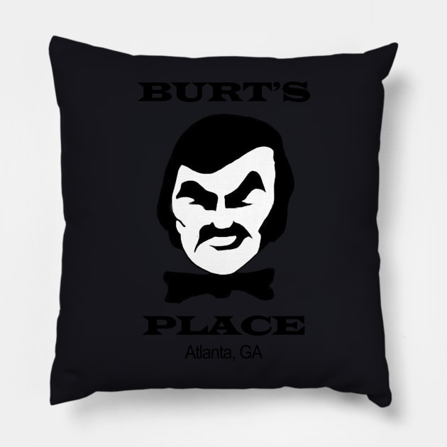 Burt's Place Nightclub - Atlanta, GA - Omni International Hotel Pillow by RetroZest