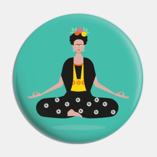 Frida Yoga Pin