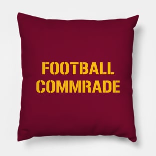 Football Commrade - Burgundy Pillow