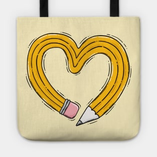 Heart Pencil Tote