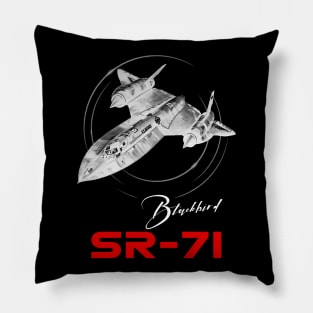 SR-71 Blackbird Us Air Force Aircraft Pillow