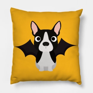 Boston Terrier Halloween Pillow