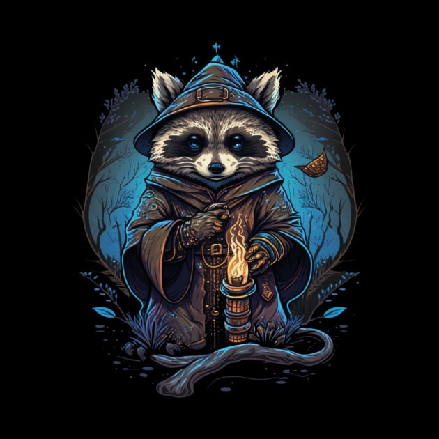racoon by Trontee