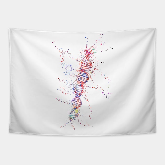 DNA molecule Tapestry by RosaliArt