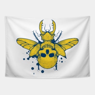 Yellow beetle Tapestry