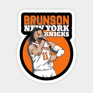 Jalen Brunson Knicks Celebration Magnet