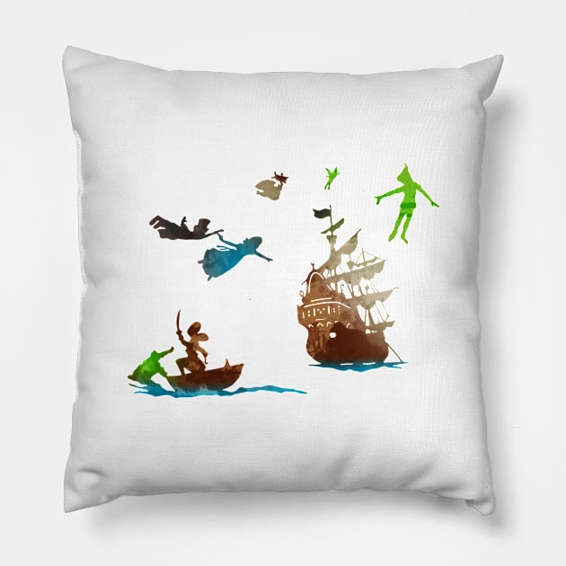 Scene Inspired Silhouette Pillow by InspiredShadows