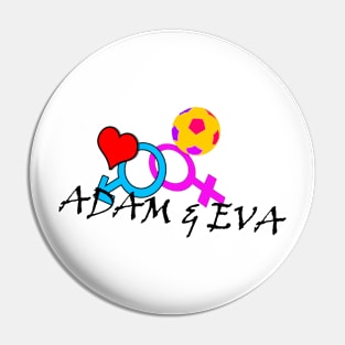 Adam and Eva Pin