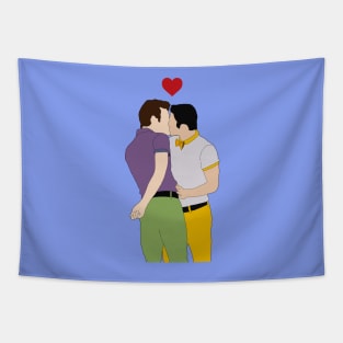 Klaine Kissing Tapestry