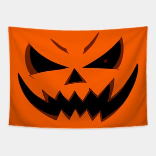 Pumpkin face Halloween Tapestry