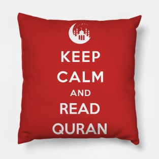 Keep Calm and Read Quran Pillow