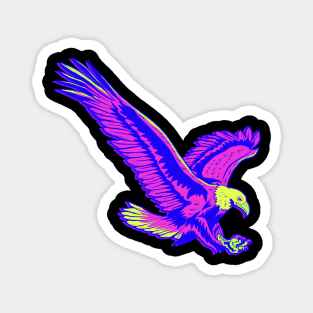 Neon Eagle Diving Magnet