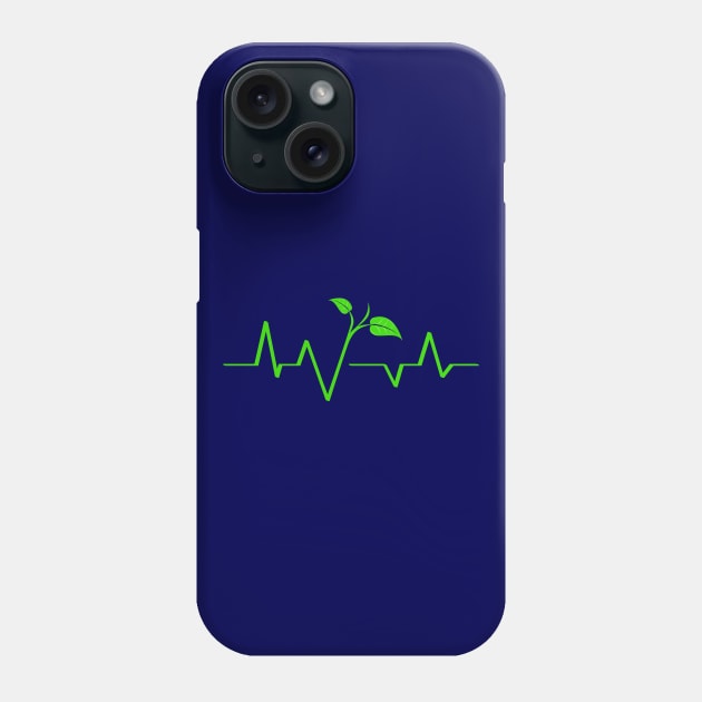 Vegan Heartbeat Phone Case by missalona