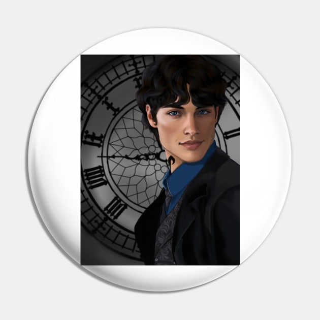 Will Herondale Pin by AlanaReneArt