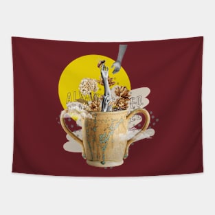 Floral cup Tapestry