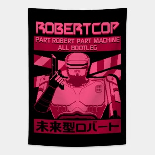 RobertCop Bootleg Crime Fighter Tapestry