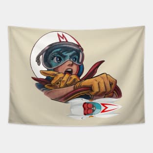 gogogo racer Tapestry