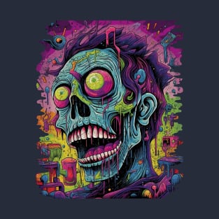 Psychedelic Zombie Chaos T-Shirt