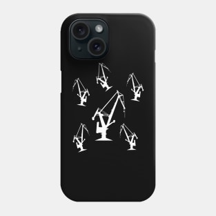 industrial cranes design Phone Case