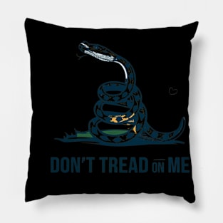 Don't trade on me , Gadsden flag snake freedom design Pillow