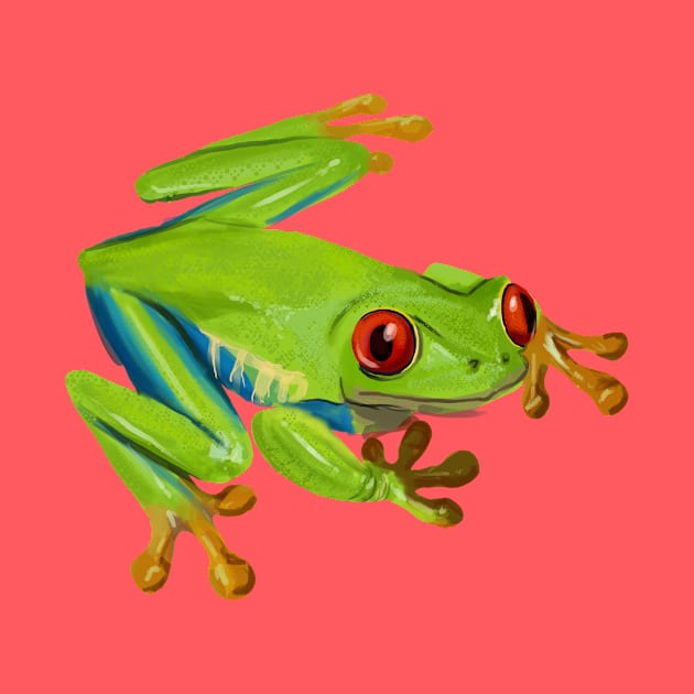 Red Eyed Tree Frog by Khalico