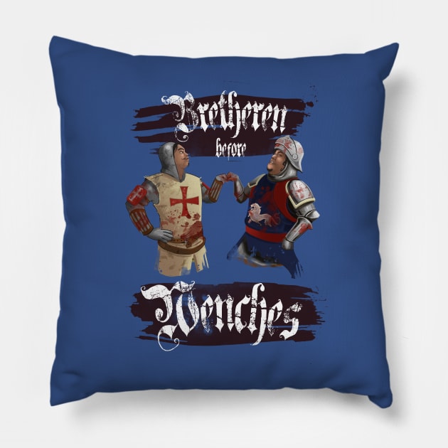 Bretheren Before Wenches Pillow by philtomato