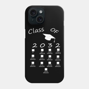 Class Of 2032 Shi, First Day Of School T-shirt, Pre-Kinder Shirt Teacher, Pre-K Teen Phone Case